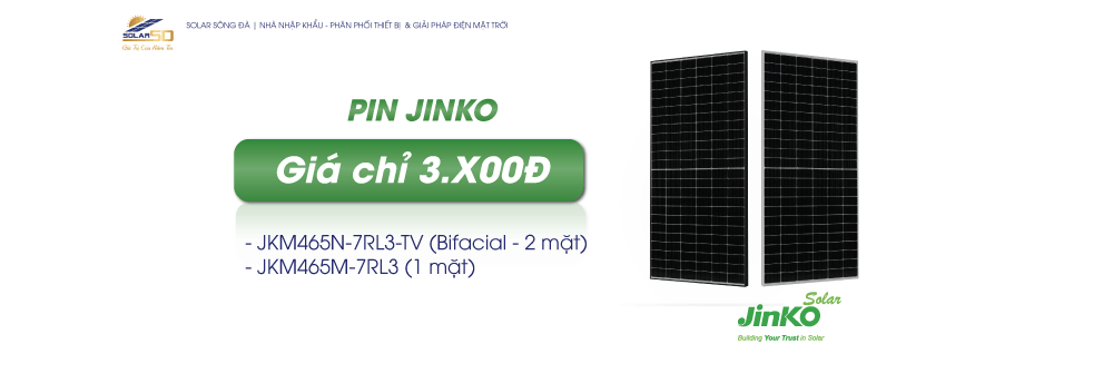 Jinko 465 2 mặt kính